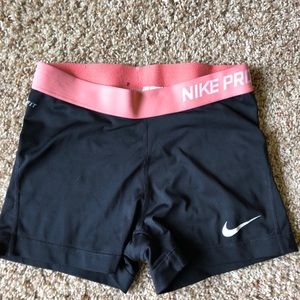Nike pro athletic shorts